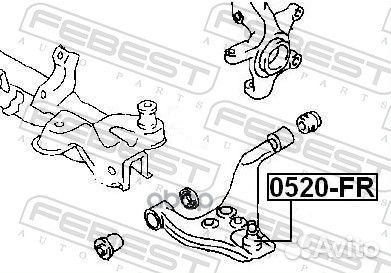 Опора шаровая 0520-FR 0520-FR Febest