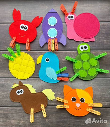 Развивающая игра из фетра