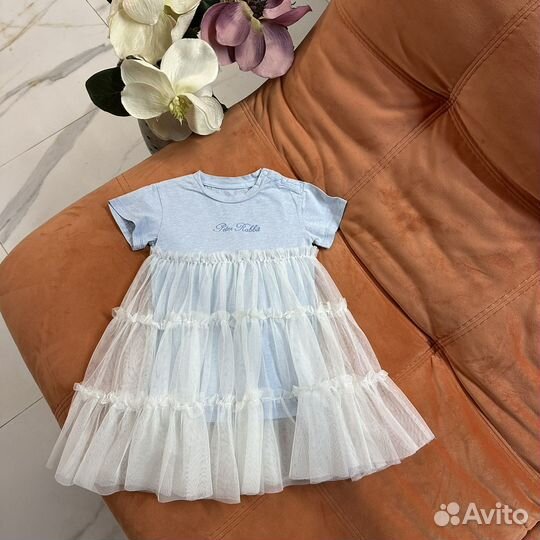 Одежда пакетом платья 98-104 бу