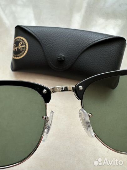 Очки Ray Ban Clubmaster 3016 серебро