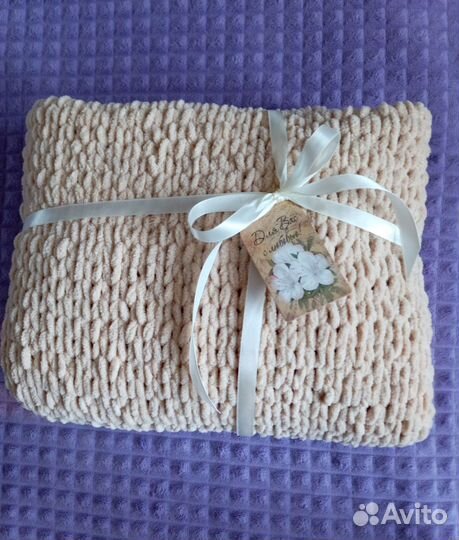 Плед детский плюшевый