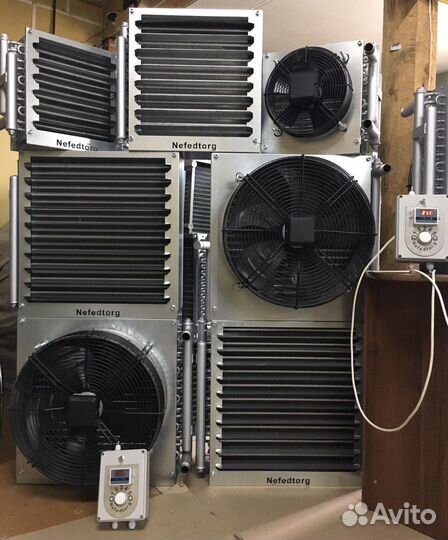 Тепловентилятор водяной 4200м3/ч до 45 кВт