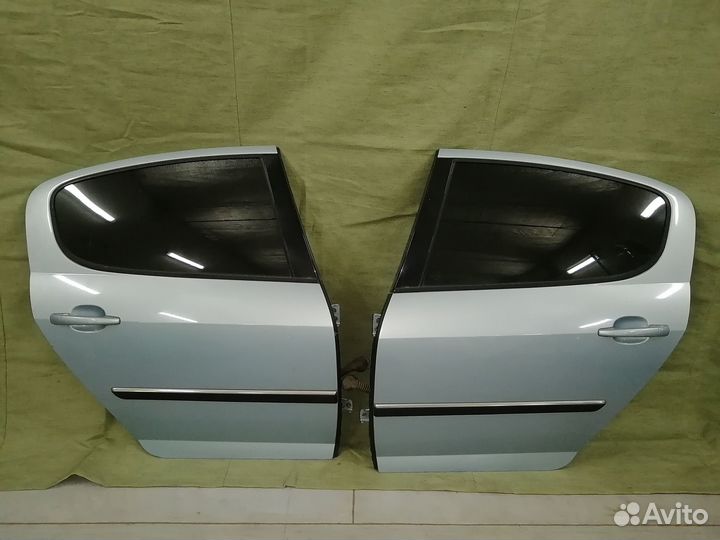 Дверь задняя левая peugeot 407