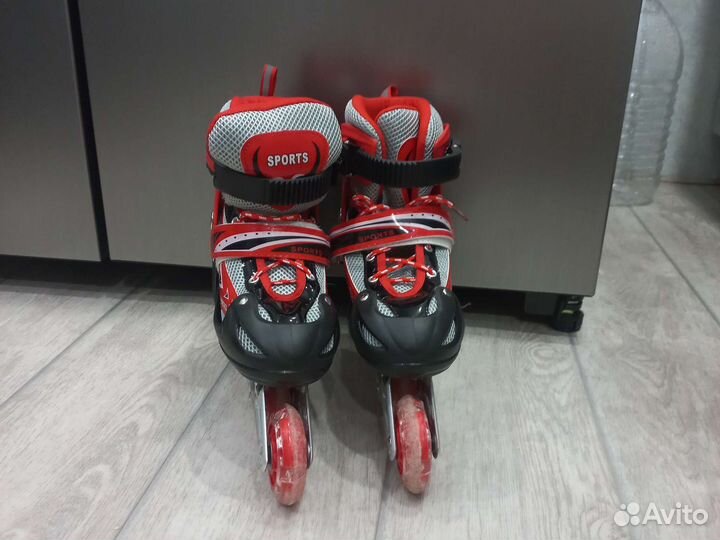 Коньки роликовые детские размер м, 28