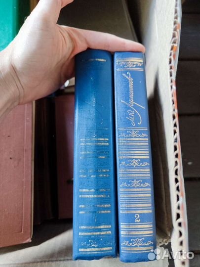 Книги Пушкин, Есенин, Лермонтов, Маяковский