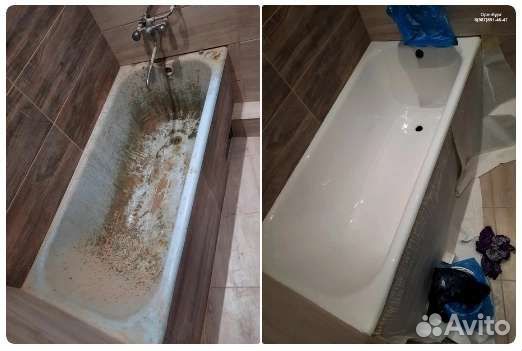 Реставрация ванн жидким акрилом