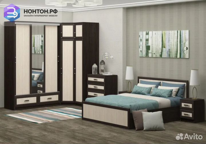 Спальный гарнитур угловой Модерн