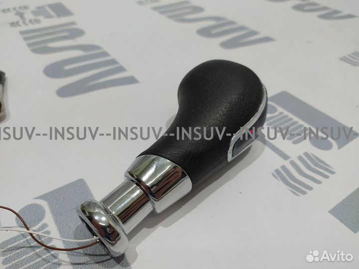 Ручка кпп Led Нива тип веста красный свет+хром