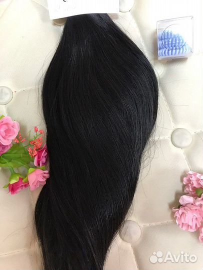 Волосы на заколках