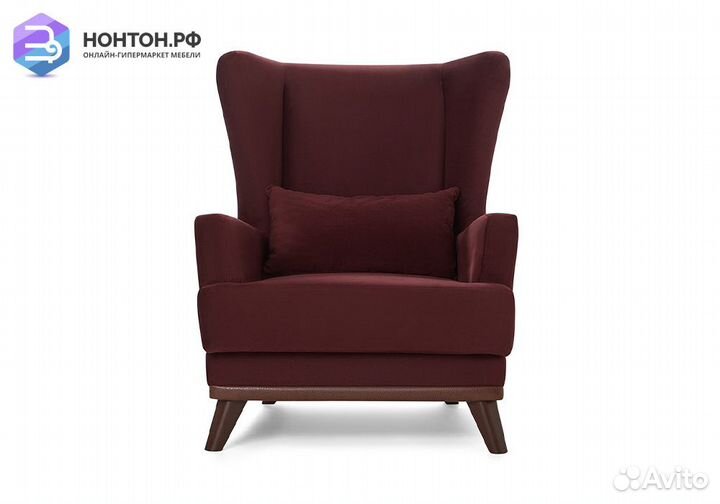 Кресло Людвиг темно-вишневое