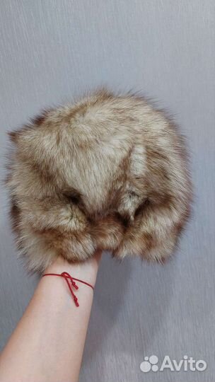 Шапка мех натуральный песец