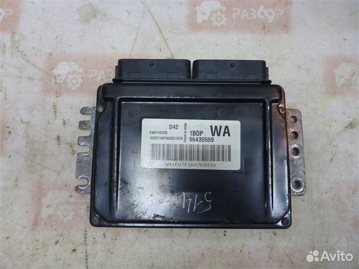 Блок управления двс Chevrolet Aveo T250 B12D1 2008