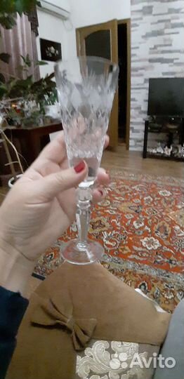Фужеры гусь хрустальный СССР
