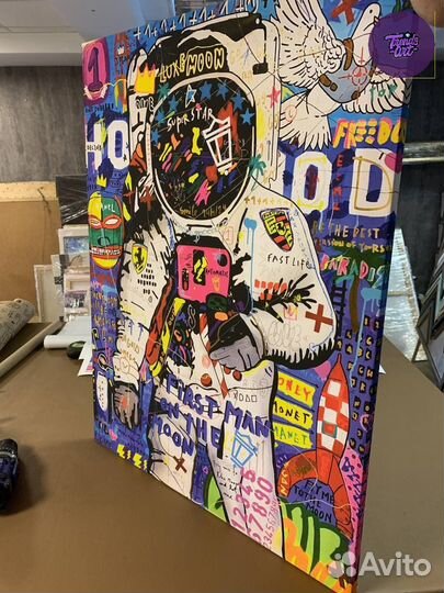 Современное искусство картины поп арт на холсте