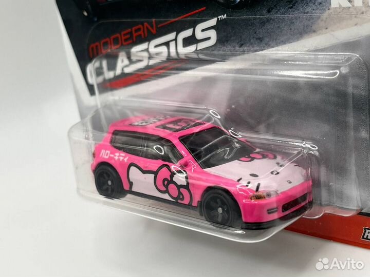 Hot Wheels Premium Honda Civic Eg (Hello Kitty)