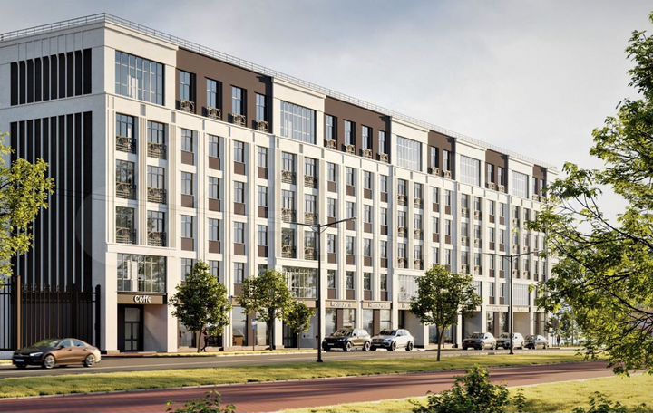 2-к. квартира, 57,7 м², 2/6 эт.