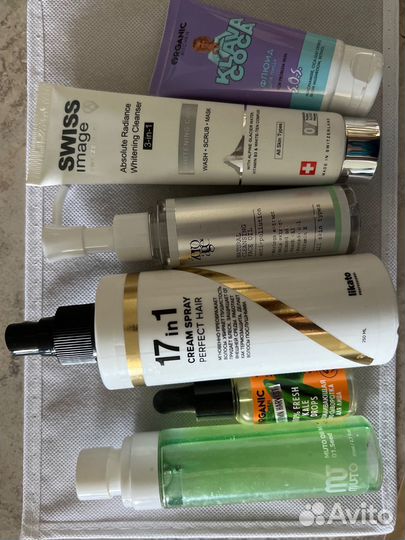 Косметика для лица и волос