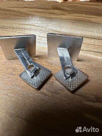 Запонки серебряные 925 пробы