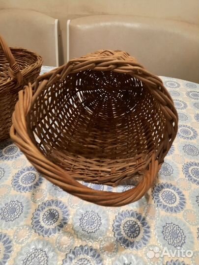 Плетеные корзинки для хранения для красоты 1980 г