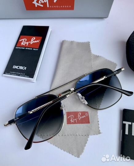 Очки ray ban frank голубые