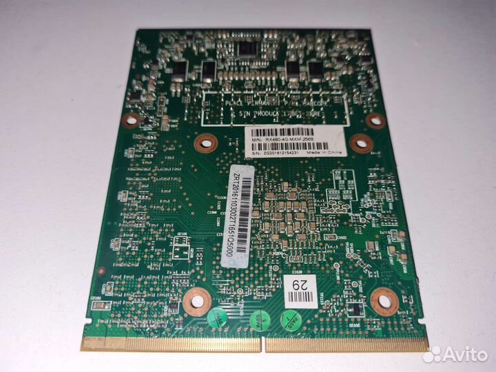 Видеокарта AMD RX 480 для iMac 27 и ноутбуков