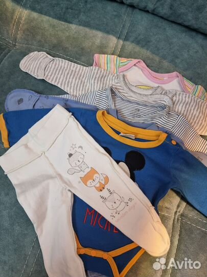 Вещи пакетом для новорожденного 56