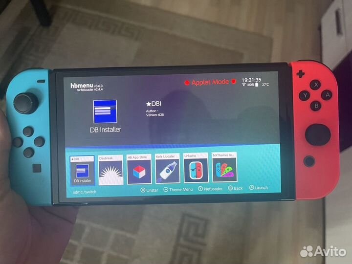 Nintendo switch oled прошитая