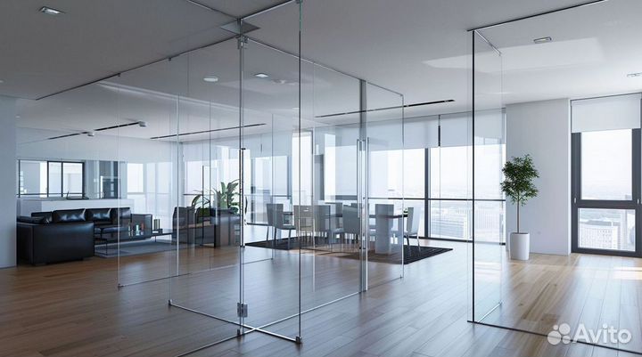 Перегородка из стекла с гарантией