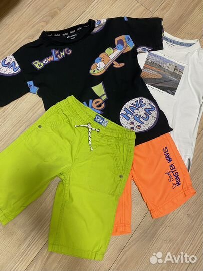 Пакеты летней одежды для мальчика 116-122