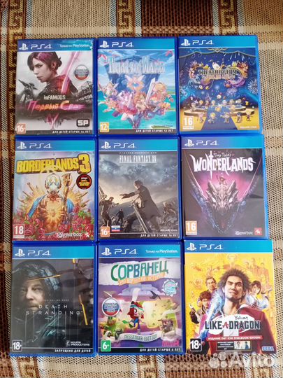 Игры на Playstation 4