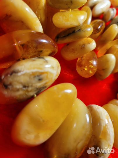 Бусы балтийский янтарь 138 грамм