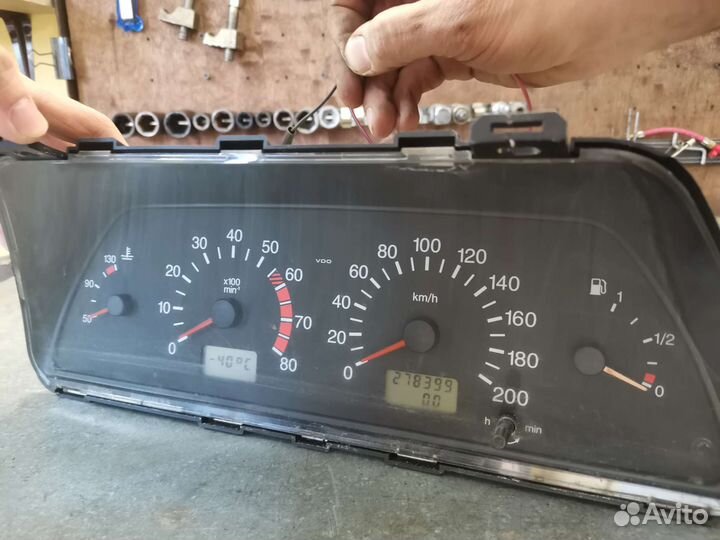 Комбинация проборов ваз 2110–2115