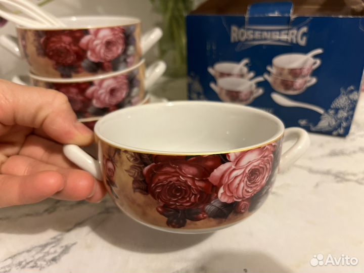 Набор бульонниц Rosenberg r-290017