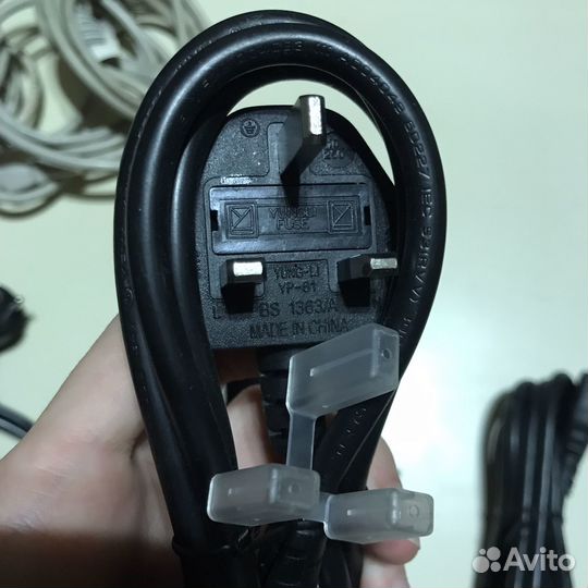 Кабель питания, типы: B, C, E, G