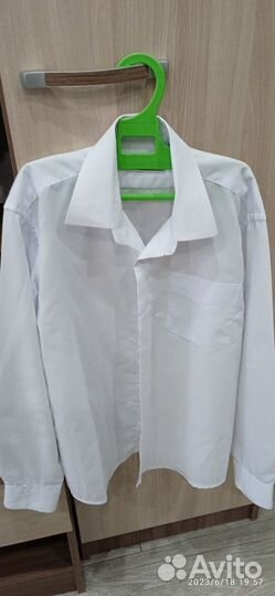 Школьные рубашки. Рост 128-134