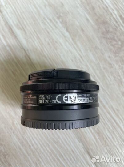 Объектив sony e 20mm f 2.8