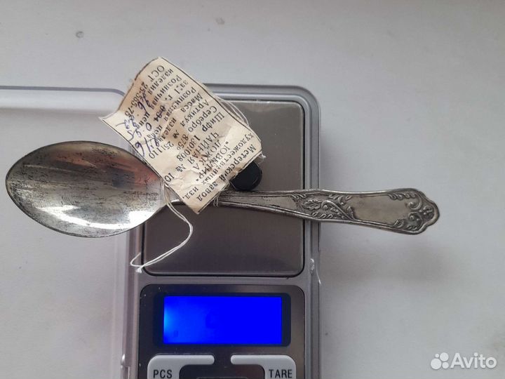 Ложка новая серебро 875пррба, чайная,80руб.грамм