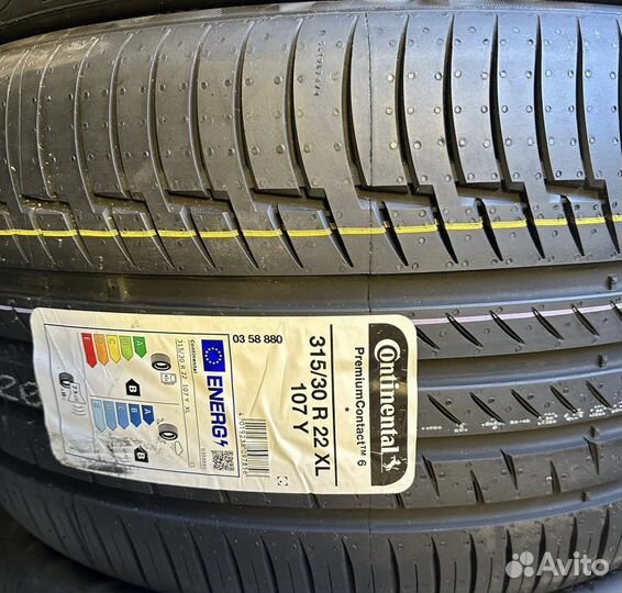 Continental PremiumContact 6 275/35 R22 и 315/30 R22