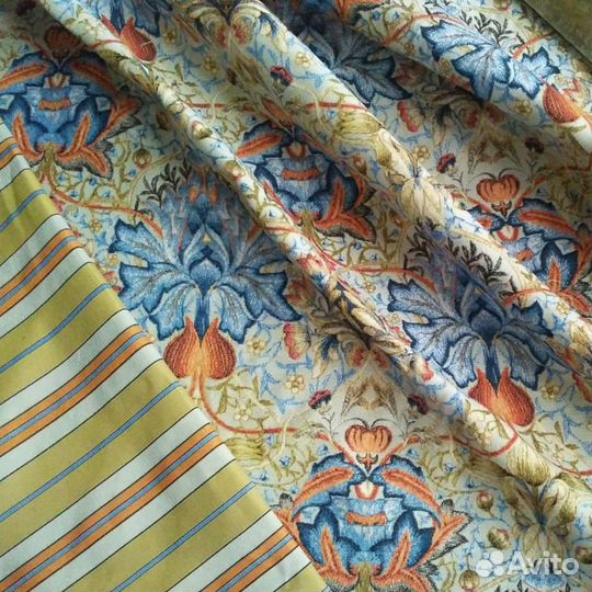 Гобеленовая ткань по мотивам Уильяма Морриса