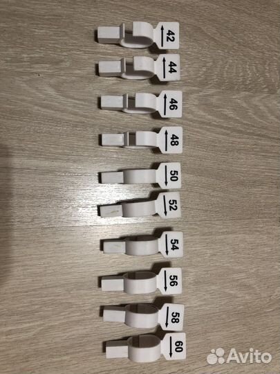 Разделители размеров на штангу(трубу)