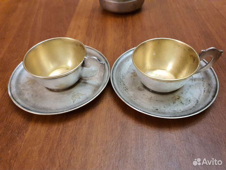 Набор столовой посуды из мельхиора