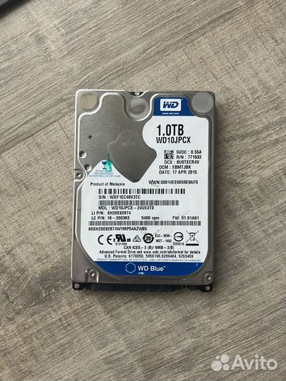 SSD WD blue 1tb 5400 rpm