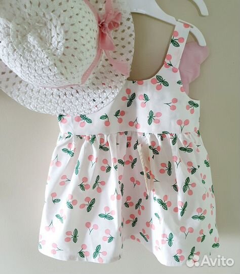 Платье на девочку 9-18-24 месяца