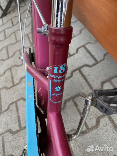 Детский велосипед Black aqua lady 18