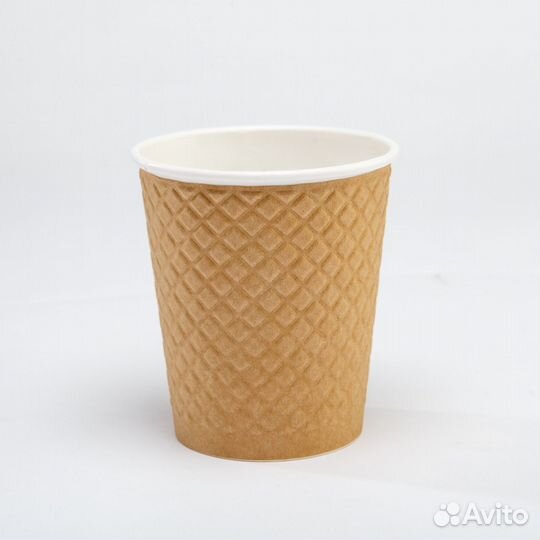 Стакан картонный 250мл 2-сл. 