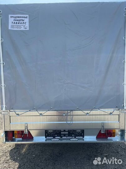 Прицеп легковой, Tavials 3,5 х1,5 с тентом Аэро