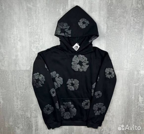 Худи на флисе Denim Tears