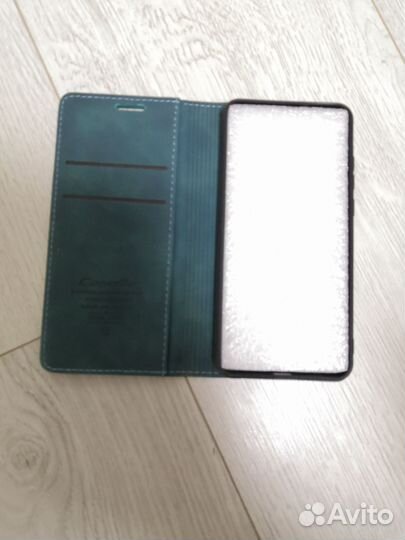 Чехол книжка для Huawei P20, голубой, Новый