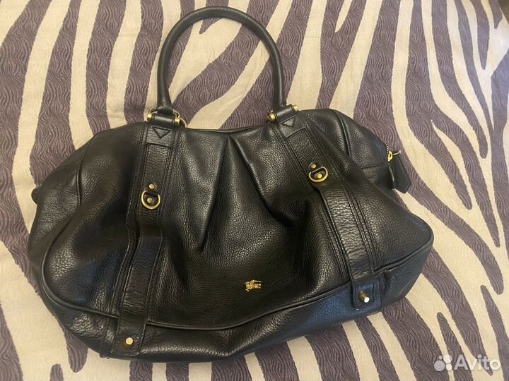 Сумка женская натуральная кожа burberry