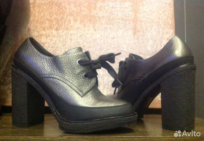 Новые кожаные туфли женские Осень 2023